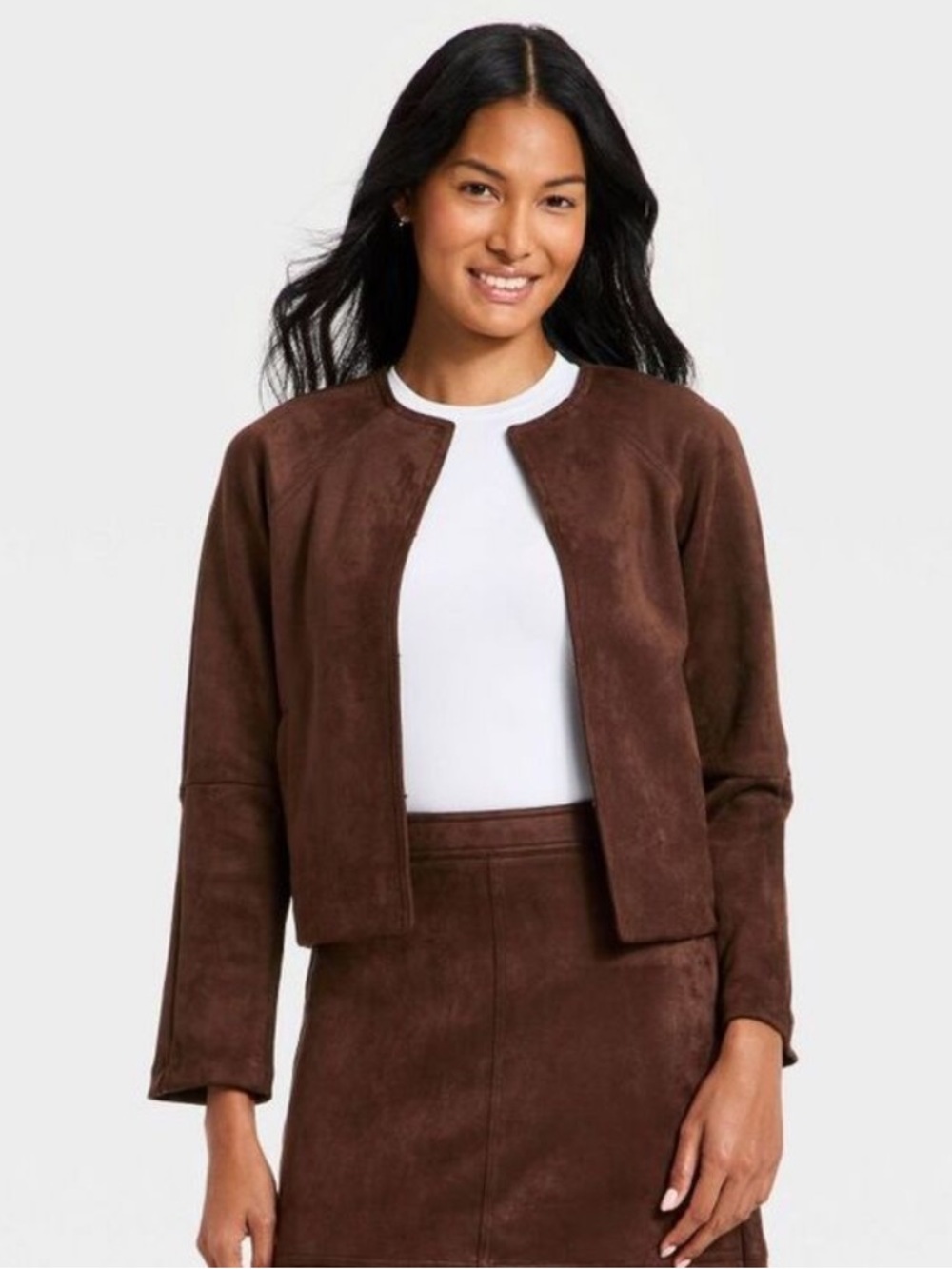 Brown faux Suede Jacket -NWT
Various sizes available
